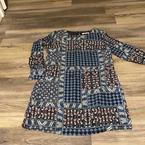 Loft Patchwork Swing Dress